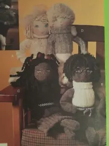 Vogue Sewing Pattern 7535 18" & 19" Sock Dolls Uncut Home Craft - Picture 1 of 3