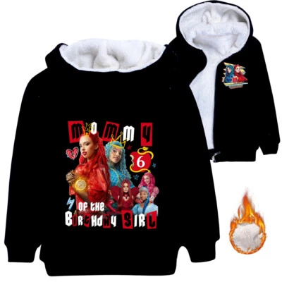 Chaqueta de algodón con cremallera Descendants4 niños de 5 a 12 años Abrigo de terciopelo coral de algodón puro Foto 1 de 4