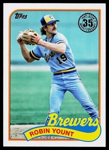 2024 TOPPS 35TH ANNIVERSARY ROBIN YOUNT #89B-55 BREWERS - Picture 1 of 2