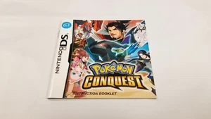 ¡Folleto manual de instrucciones de conquista de Pokémon SOLAMENTE! (DS) *VERSIÓN DE EE. UU.* - Imagen 1 de 1