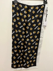 Moschino Women's Square Silk Scarf Bear Print Black/ multi NWT (26"x26") - Picture 1 of 5