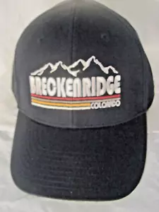 Cappello posteriore BRECKENRIDGE Colorado Mountains fibbia regolabile - Foto 1 di 7