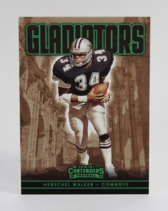 Herschel Walker - 2022 Panini Contenders - Gladiators Emerald #GLD-HWA Cowboys - Picture 1 of 2