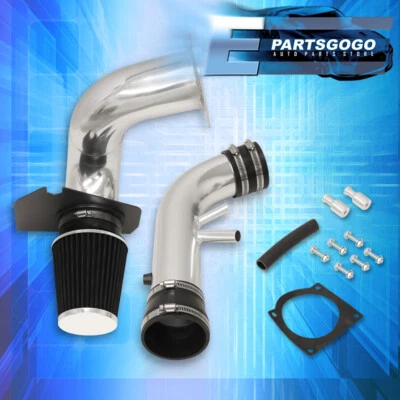 For 96-04 Ford Mustang GT 4.6L V8 Chrome Cold Air Intake CAI System Kit + Filter - Image 1 of 4