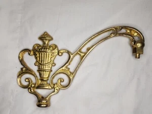 Brass Victorian Urn Bridge Arm - Floor Lamp Replacement Part - Picture 1 of 6