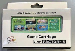YOBO Factor 5 NES Cart (Moto Race Assault Force Bomb Kid Hot Gun Aether Mission) - Picture 1 of 2