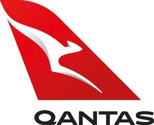 GROSSER QANTAS AIRWAYS AUSTRALIEN AUFKLEBER AUTO KOFFER REISEN STICKER RUND 9,5c - Bild 1 von 5