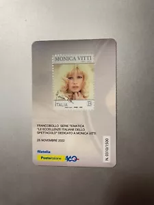2022 Tessera Filatelica Plastic Card - Monica Vitti - Bild 1 von 2