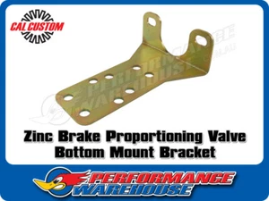 Cal Custom Bottom Mount Proportioning Valve Bracket Zinc Suit GM Style Valve - Picture 1 of 3