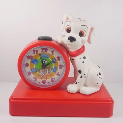 Disney 101 Dalmations Reloj Despertador Analógico Fantasma Perro De Colección Años 90 NO LADRA Foto 1 de 4