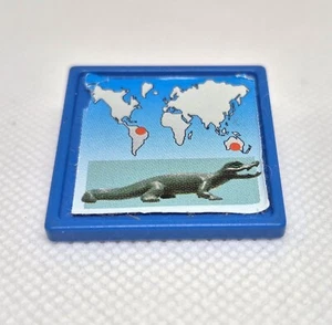 BLAUES INDIKATIONSSCHILD KROKODIL GEHEGE ZOO ABIME PLAYMOBIL... - Bild 1 von 2