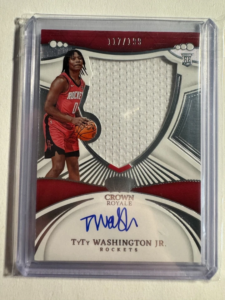 K152,800 - 2022-23 Crown Royale #105 TyTy Washington Jr. Jersey Auto #/199 - Image 1 of 1