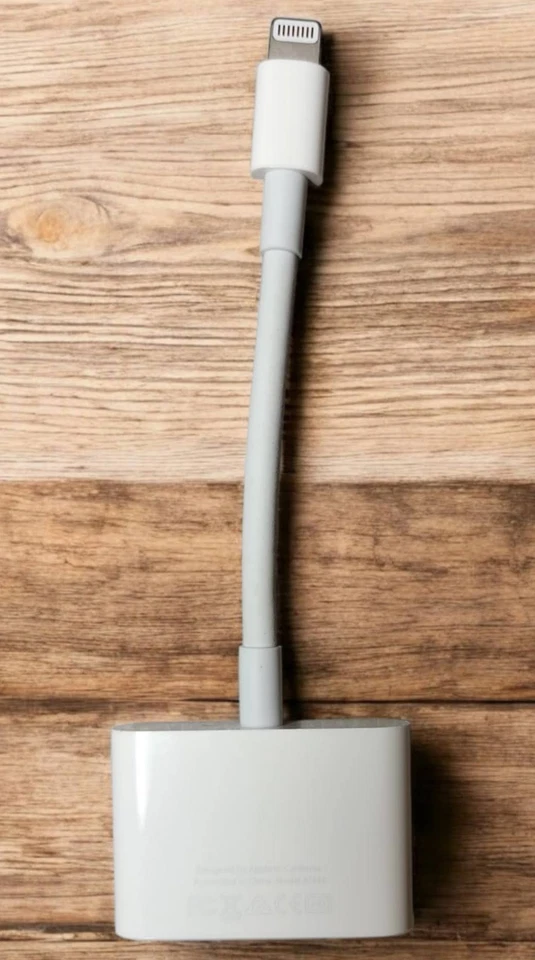 GENUINE Original Apple Lightning To Digital AV Adapter MW2P3AM/A A1438 White - Image 1 of 4