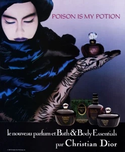 1988 Dior Poison is my potion perfume de 1 página anuncio de revista - Imagen 1 de 1