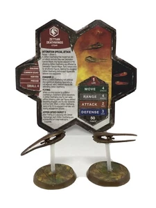 Heroscape Zettian Deathwings Custom C3V SOV Utgar - Picture 1 of 5