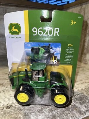 1/64 Scale John Deere 9620R 4wd Tractor With Triples Die-cast Ertl - Image 1 of 4