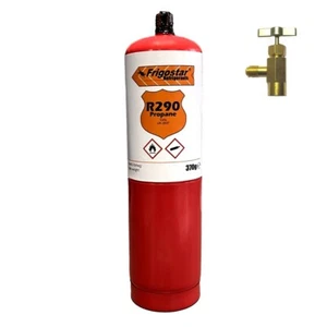 Kältemittel R290 Propan 750 ml / 370 g Einwegdose + Ventilöffner - Bild 1 von 6