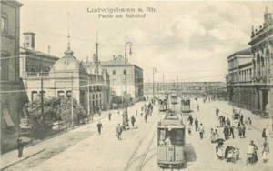 Alemania C-1910 Ludwigshafen Street Trolleys Mets #33748 Postal 22-4946 - Imagen 1 de 2