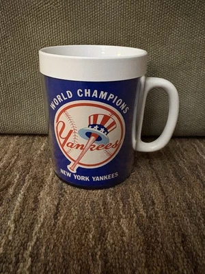 New York Yankees World Champions Thermo-Serv Vintage Collectible Mug - Image 1 of 4
