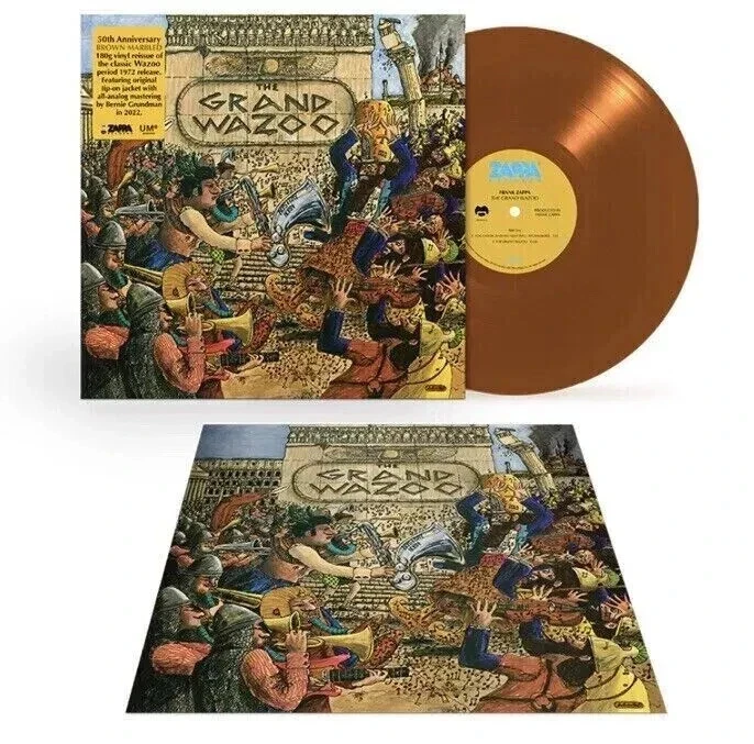 Frank Zappa - The Grand Wazoo, 180 gram Brown Marbled Vinyl LP + Lithograph, NEW - Image 1 of 1