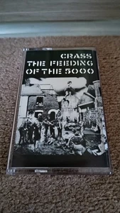 Vintage Crass Records The Feeding of the 5000 UK Cassette Tape Nr Mint Unplayed - Picture 1 of 5