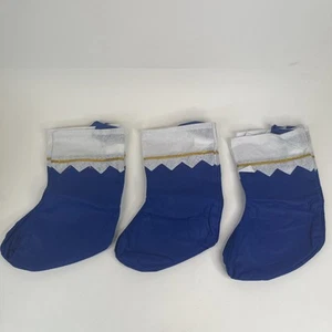 12 Pack Blue and White Felt Christmas Stockings 14 Inches Personalized Xmas New - Picture 1 of 5