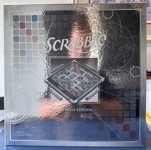 Scrabble Platinum Edition 2010 Adult Collectible Board Game Rotating Base MINT - Picture 1 of 3