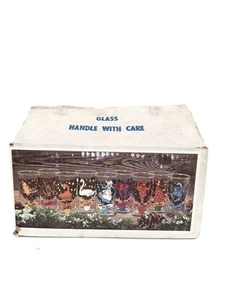 Vintage Indiana Glass 12 Days of Christmas Drinking Tumblers Complete Set w/Box - Picture 1 of 14