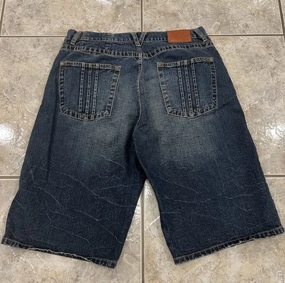Vintage Mens 36 Sean John Y2K Baggy Jean Shorts Denim Jorts Streetwear Hip Hop - Image 1 of 4