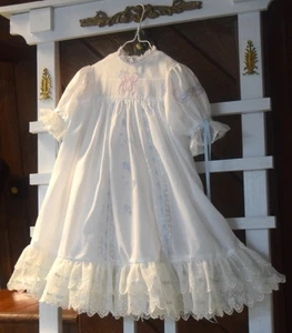 Erbstück Bluebird Schleifen Mädchen Kleid Gr. 2-3 vielleicht 4 Geburtstag Urlaub Hochzeit - Bild 1 von 7