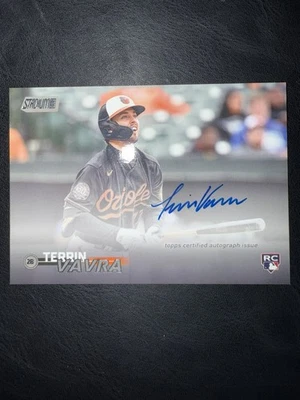 2023 Topps Stadium Club - Autographs Terrin Vavra #SCBA-TV (AU, RC) - Image 1 of 2