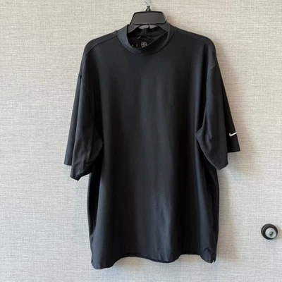 Nike Golf 114881 Dri-Fit UV Mens Black Golf Shirt Size XL - Image 1 of 4