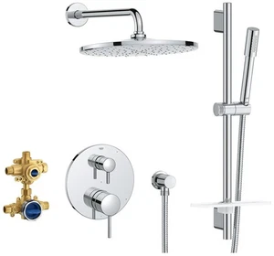 Grohe 29 430 Timeless Pressure Balanced Shower System - Chrome - Picture 1 of 1