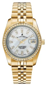 Jacques Du Manoir Inspiration Crystal (36mm) Mother-of-Pearl Dial / Gold - Picture 1 of 4