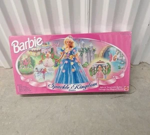 Barbie SPARKLE KINGDOM Board Game 1996 Mattel FACTORY SEALED Brand New VINTAGE - Picture 1 of 3