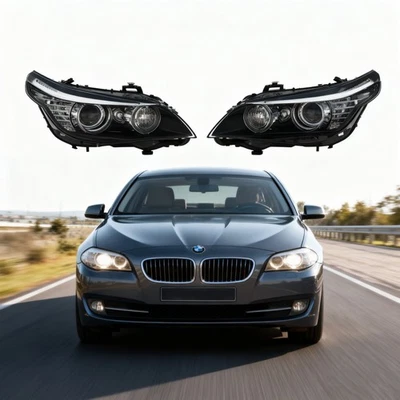 Xenon/HID Headlights w/ AFS Left/Right Opt. For 2008-2010 BMW 528i 535i 550i Foto 1 de 4