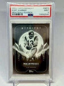 Kurt Warner 2024 Topps Midnight Nightball Variation Equinox 11/20 #NB-19 PSA 9 - Picture 1 of 3