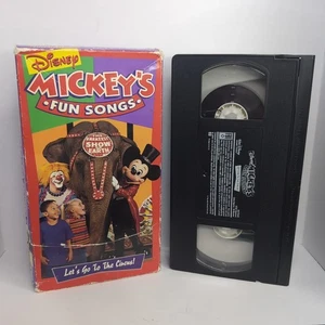 Sing Along Songs - Mickeys Fun Songs: Lets Go to the Circus (VHS, 1994) - Picture 1 of 1