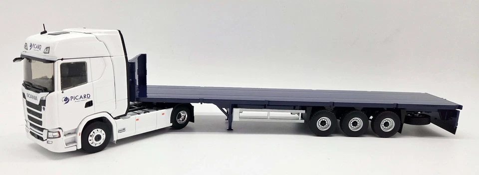 ELIGOR, SCANIA 500S 4x2 con pianale PICARD SOLUTION T2GL a 3 assi, 1/43,  ELI... - Immagine 1 di 1
