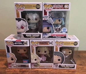 Funko Pop! Vinyl: Naruto Tokyo Ghoul Avatar Fairy Tail Yu-Gi-Oh Anime Lot 5 MIB - Bild 1 von 11