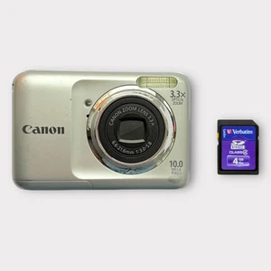 Canon PowerShot A800 10.0 MPixels. Digital Camera Tested Working + card - Picture 1 of 7