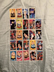 Lote de cartas vintage japonesas de sumo y samurai Menko Bettan *24 cartas* ¡Como nuevas! - Imagen 1 de 12