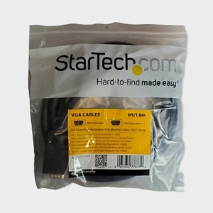 Startech 6 Fuß VGA-Kabel - schwarz NEU - Bild 1 von 1