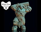 Minotaur Brute With Column 3D printed in Resin 32mm fantasy, Print My Minis 
