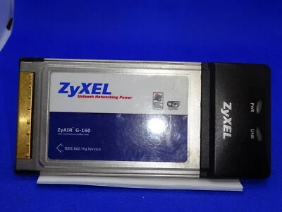 Tarjeta inalámbrica ZyXEL G-160 802,11 g #GK388 Foto 1 de 3