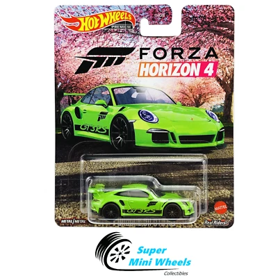 Hot Wheels 2021 - Porsche 911 GT3 RS (Green) Forza Horizon 4 - Image 1 of 2