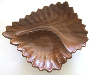 Mid Century Faux Bois Wood Grain Ceramic Ashtray California Pottery 2701 MCM - Picture 1 of 4