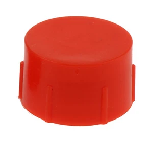 Red Polyethylene Plastic Protective Caps with BSP Threads 1/8" - 2 1/2" SP26000 - Picture 1 of 1