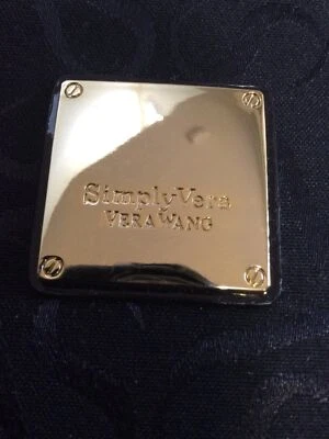 Bolso negro Simpy Vera-Vera Wang Logo. Etiquetas nuevas sin etiquetas Foto 1 de 4