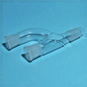 lab 3 Way Claisen Distillation glass distillation connecting adapter 24/40 new - Picture 1 of 1